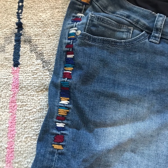 Thyme Maternity Jean shorts - Picture 4 of 4